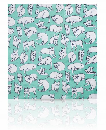 Платок Женский SS.KV-CATS/TURQU